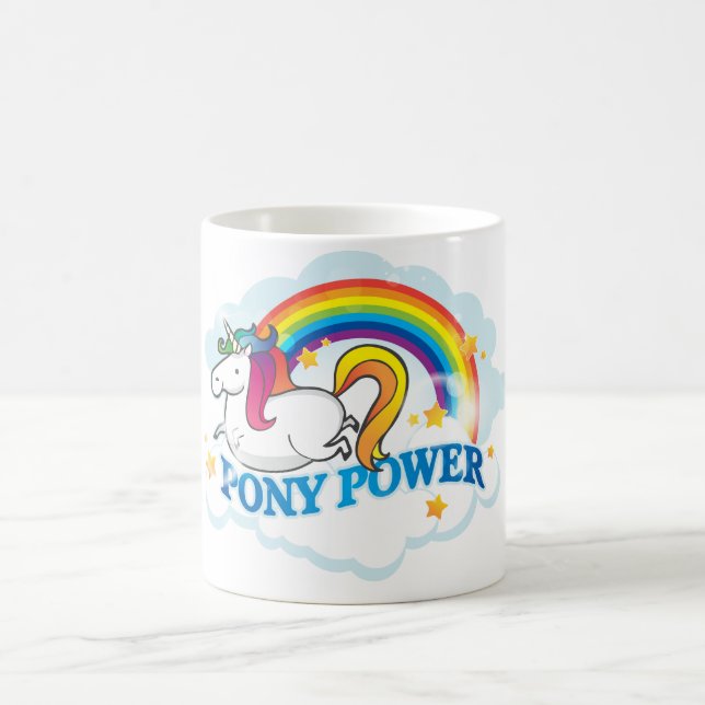 Pony Power Unicorn Mug (Center)