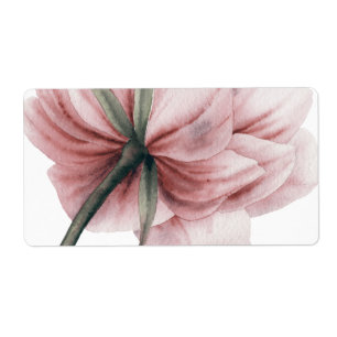 Pony rose, motif fleur romantique, chic, adorable,