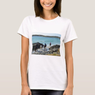 Pony trekking along the beach T-Shirt