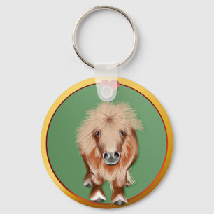 PONY-with a heart Keychain