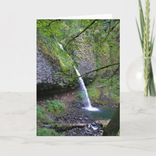 Ponytail Falls, Oregon Card