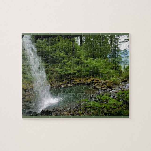 Ponytail Falls, Oregon Jigsaw Puzzle (Horizontal)