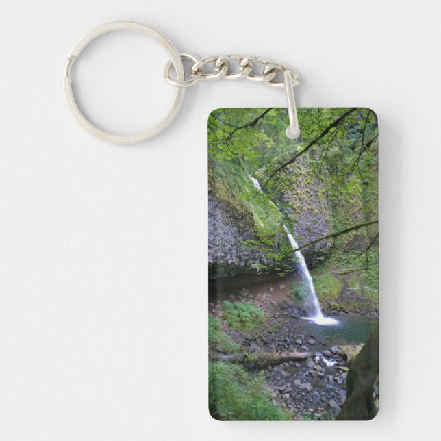 Ponytail Falls, Oregon Keychain (Front)