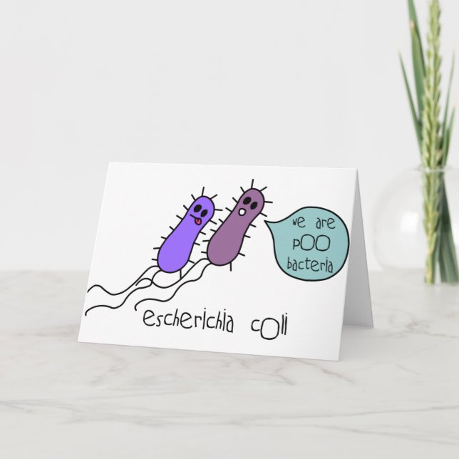 Poo Bacteria Card (Front)