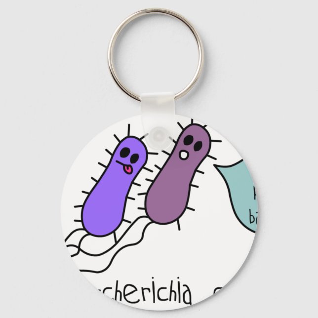 Poo Bacteria Keychain (Front)