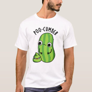 Poo-cumber Funny Cucumber Pun T-Shirt