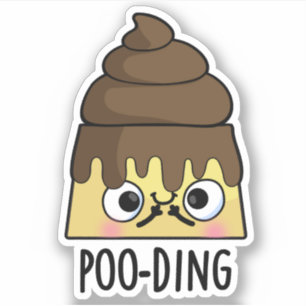 Poo-ding Funny Poop Pudding Pun