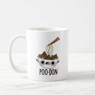 Poo-don Funny Udon Pun  Coffee Mug