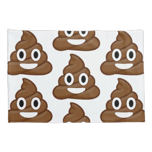 poo emoji coussin coque taies d'oreiller