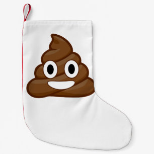 poo emoji xmas christmas stocking