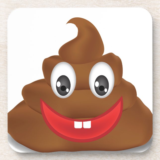 poo emojis coaster (Front)
