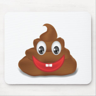 poo emojis mouse pad