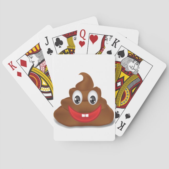 poo emojis playing cards (Back)