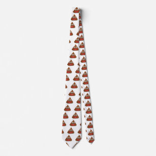 poo emojis tie