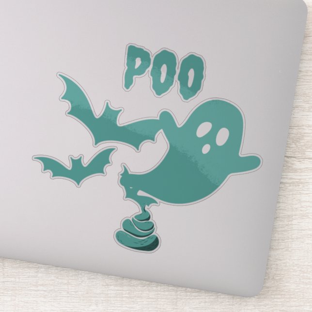Poo Halloween Ghost (Detail)
