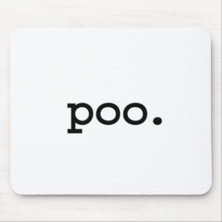 poo. mouse pad