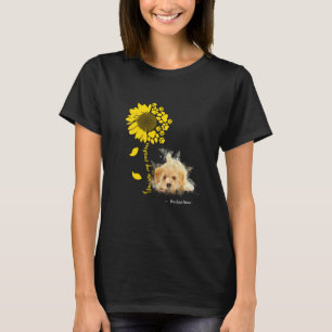 Poochon Puppy Yellow Sunflower T-Shirt