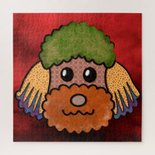 Poodé sale chien visage Jigsaw Puzzle