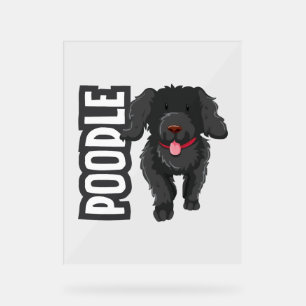 Poodle Acrylic Sign