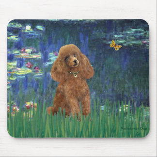 Poodle (Apricot 10) - Lilies 5 Mouse Pad
