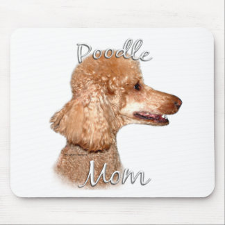 Poodle (apricot) Mom 2 Mouse Pad