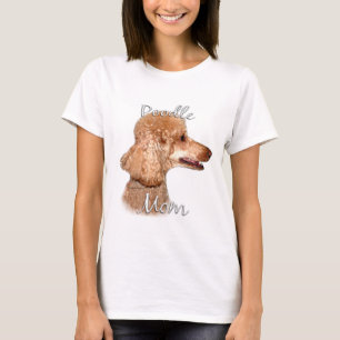 Poodle (apricot) Mom 2 T-Shirt