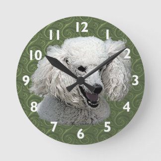 Poodle Art Wall Clock