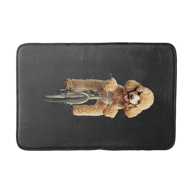 Poodle  bath mat (Front)