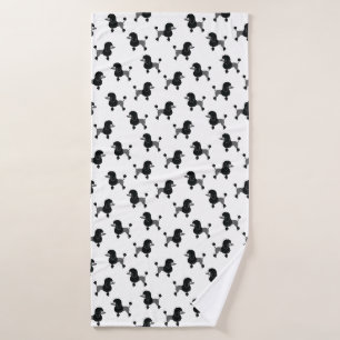 Poodle Bath Towel