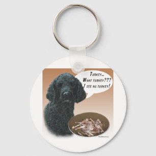 Poodle (black) Turkey Keychain