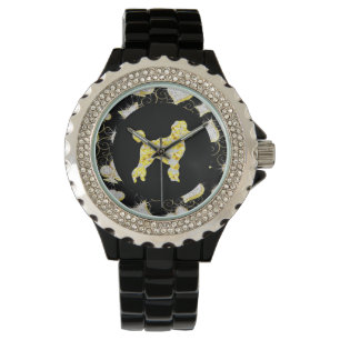 POODLE  BLING WATCH