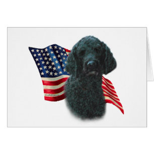 Poodle (blk) Flag