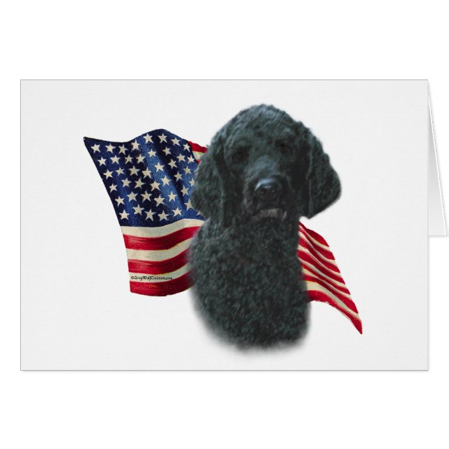 Poodle (blk) Flag (Front Horizontal)