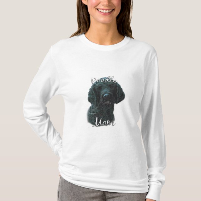 Poodle (blk) Mom 2 T-Shirt (Front)