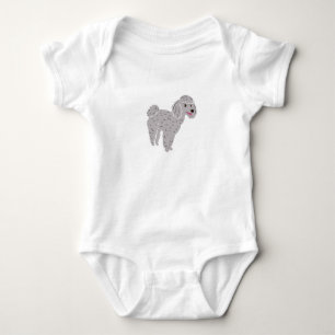 Poodle Body Suit Baby Bodysuit