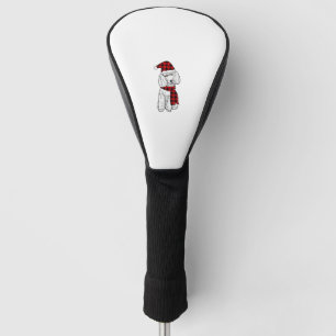 Poodle Buffalo Plaid Poodles Dog Lover Christmas Golf Head Cover