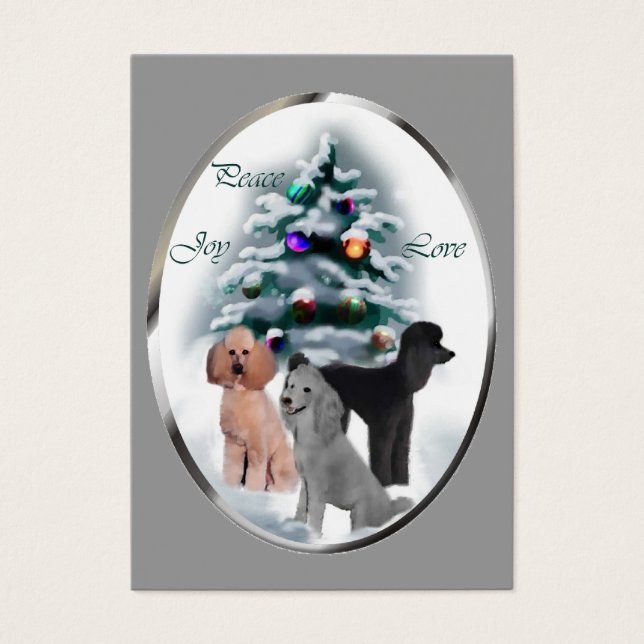 Poodle Christmas Gifts (Front)