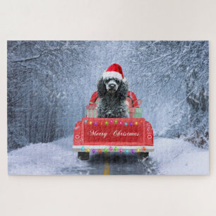 Poodle Christmas Jigsaw Puzzle