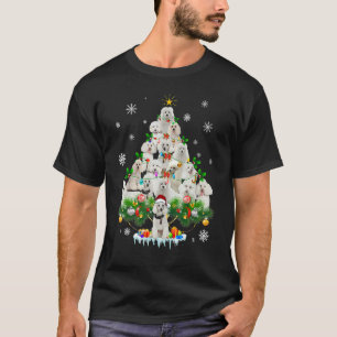 Poodle Christmas Tree Ornament Decor Costume Xmas  T-Shirt
