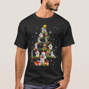 Poodle Christmas Tree Xmas Dog Lover Womens Gift T-Shirt