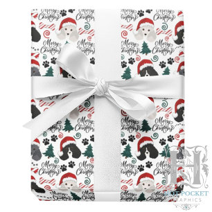 Poodle Christmas Wrapping Paper