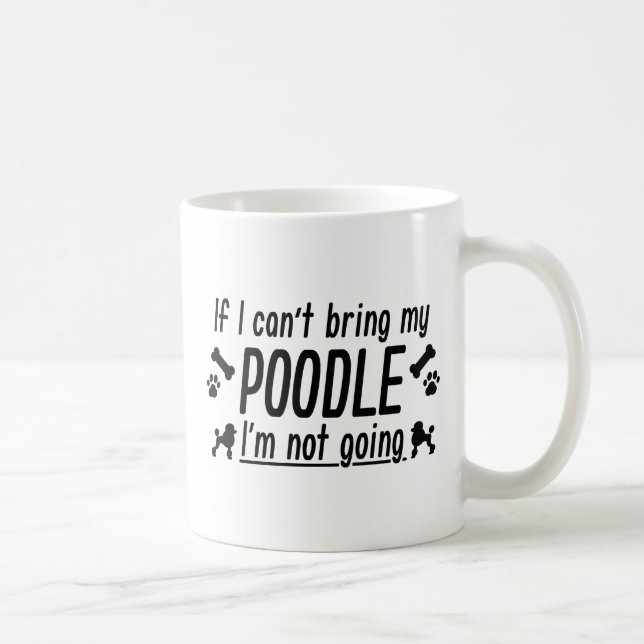 Poodle Coffee Mug (Right)