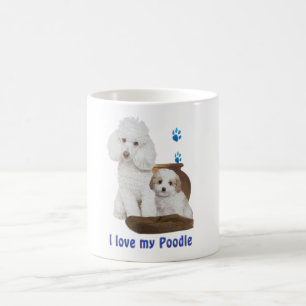 poodle coffee mug