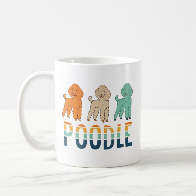 Poodle Coffee Mug (Left)