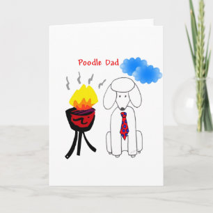 Poodle Dad Card