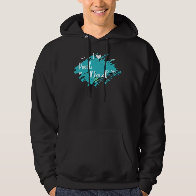 Poodle dad       hoodie (Front)