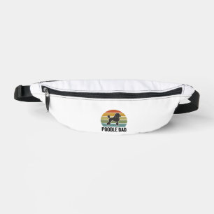 Poodle Dad Vintage Sunset Dog Lover Design_1 Fanny Pack