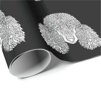 Poodle - Detailed Dogs Wrapping Paper