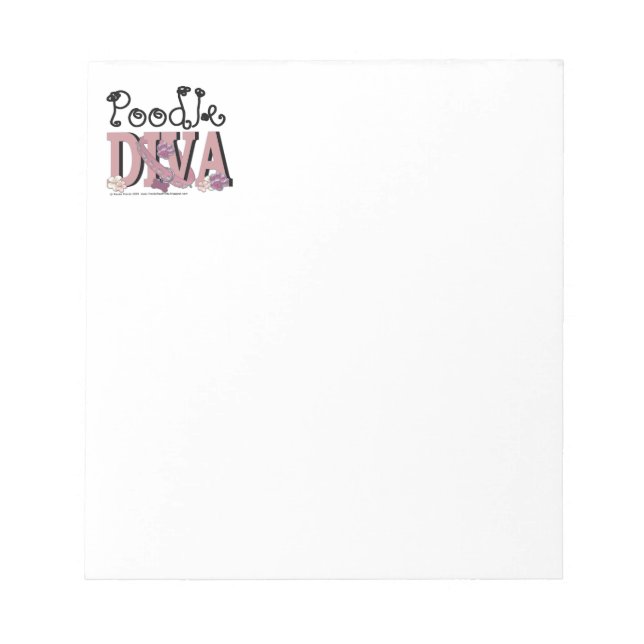 Poodle DIVA Notepad (Front)