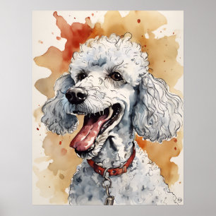 Poodle - Dog Art Print